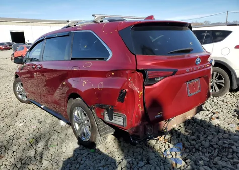 2021 Toyota Sienna Limited from USA, damaged, VIN 5TDESKFC5MS006568